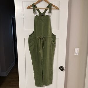 Green Overalls with Adjustable Straps